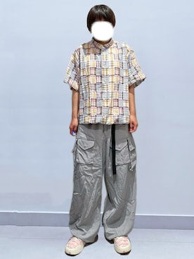 「Y-3(ワイスリー)のアイテム」を使った、RURURUKIAさん(レディース・165cm)の夏コーディネート