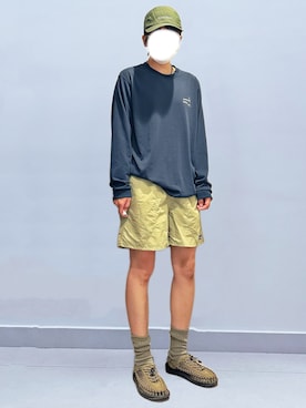 「KEEN（キーン）のアイテム」を使った、RURURUKIAさん（レディース・165cm）の夏コーディネート
