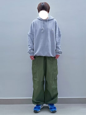 「WE11DONE（ウェルダン）のアイテム」を使った、RURURUKIAさん（レディース・165cm）の春コーディネート