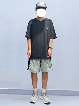 「HOKAONEONE」｜RURURUKIAさん（レディース・165cm）の夏コーディネート