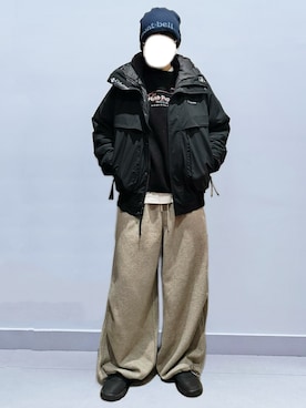 「mont-bell（モンベル）のアイテム」を使った、RURURUKIAさん（レディース・165cm）の春コーディネート