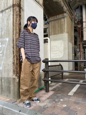 「have a good day（ハブアグッドデイ）のアイテム」を使った、ROOTS_official @相互さん（レディース・164cm）の夏コーディネート