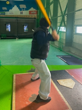 「アイテム（ダウンベスト）」を使った、^_^さん（メンズ・173cm）の冬コーディネート