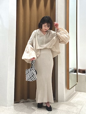 「アイテム（チョーカー）」を使った、wgtsuyaさん（レディース・153cm）の春コーディネート