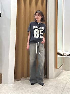 「アイテム（チョーカー）」を使った、wgtsuyaさん（レディース・153cm）の春コーディネート