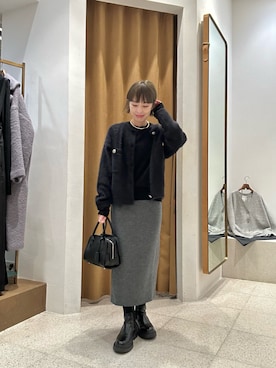 「アイテム（チョーカー）」を使った、wgtsuyaさん（レディース・153cm）の秋コーディネート