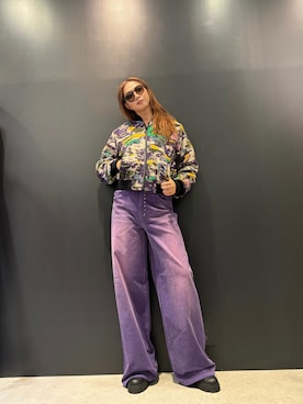 「アイテム（その他アウター）」を使った、Desigual 名古屋 STAFFさん（レディース・165cm）の秋コーディネート