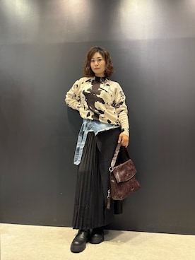 「Desigual（デシグアル）のアイテム」を使った、Desigual 名古屋 STAFFさん（レディース・160cm）の夏コーディネート