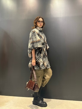 「Desigual（デシグアル）のアイテム」を使った、Desigual 名古屋 STAFFさん（レディース・170cm）の夏コーディネート