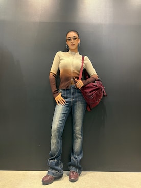 「Desigual（デシグアル）のアイテム」を使った、Desigual 名古屋 STAFFさん（レディース・165cm）の夏コーディネート
