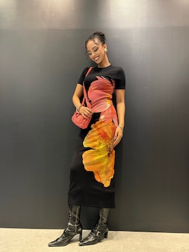 「Desigual（デシグアル）のアイテム」を使った、Desigual 名古屋 STAFFさん（レディース・170cm）の春コーディネート