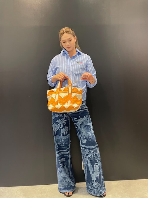 POSTALS デニムロングパンツ（デニムパンツ）｜Desigual
