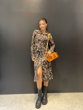 「Desigual（デシグアル）のアイテム」を使った、Desigual 名古屋 STAFFさん（レディース・165cm）の夏コーディネート