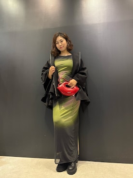 「Desigual（デシグアル）のアイテム」を使った、Desigual 名古屋 STAFFさん（レディース・160cm）の夏コーディネート