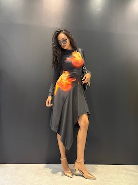 Desigual 名古屋 STAFFさん（レディース・165cm）の秋コーディネート