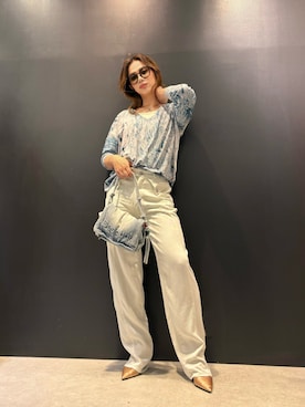 「Desigual（デシグアル）のアイテム」を使った、Desigual 名古屋 STAFFさん（レディース・170cm）の春コーディネート