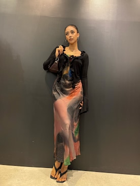 「Desigual（デシグアル）のアイテム」を使った、Desigual 名古屋 STAFFさん（レディース・165cm）の夏コーディネート