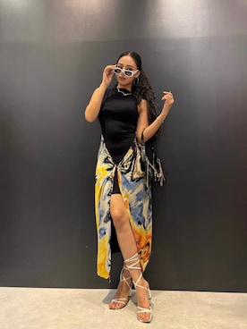 「アイテム（財布）」を使った、Desigual 名古屋 STAFFさん（レディース・170cm）の春コーディネート