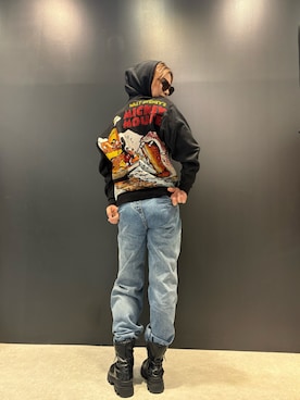 「ミッキー」｜Desigual 名古屋 STAFFさん（レディース・165cm）の秋コーディネート
