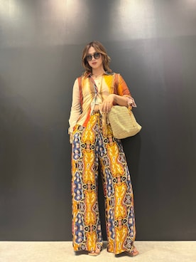 「Desigual（デシグアル）のアイテム」を使った、Desigual 名古屋 STAFFさん（レディース・170cm）の春コーディネート