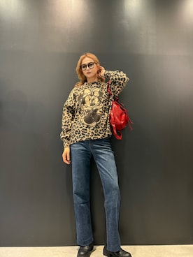 「アイテム（バックパック/リュック）」を使った、Desigual 名古屋 STAFFさん（レディース・170cm）の夏コーディネート
