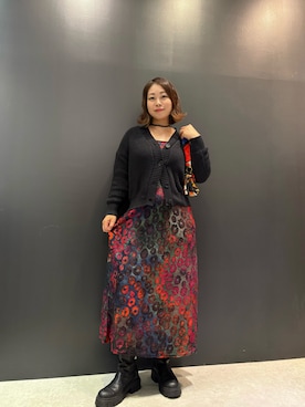 Desigual 名古屋 STAFFさん(レディース・165cm)の秋コーディネート