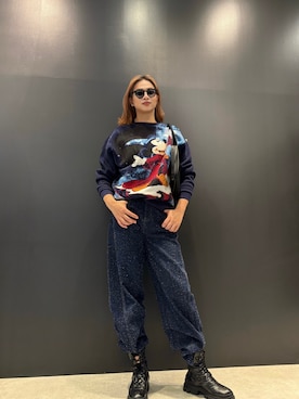 Desigual 名古屋 STAFFさん(レディース・165cm)の秋コーディネート