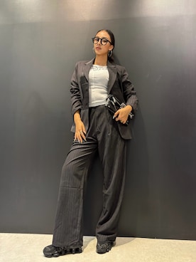 「Desigual（デシグアル）のアイテム」を使った、Desigual 名古屋 STAFFさん（レディース・170cm）の春コーディネート