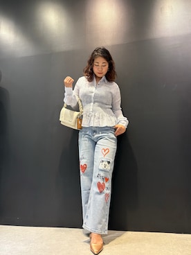 「Desigual（デシグアル）のアイテム」を使った、Desigual 名古屋 STAFFさん（レディース・170cm）の春コーディネート