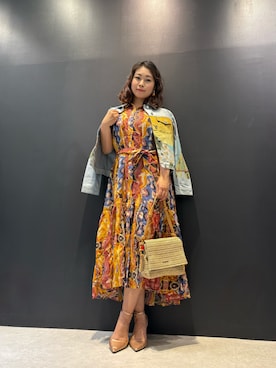 「Desigual（デシグアル）のアイテム」を使った、Desigual 名古屋 STAFFさん（レディース・160cm）の春コーディネート