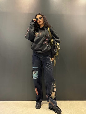 Desigual 名古屋 STAFFさん(レディース・165cm)の秋コーディネート