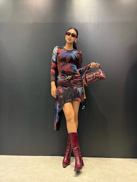 Desigual 名古屋 STAFFさん（レディース・170cm）の冬コーディネート