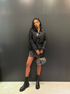 Desigual 名古屋 STAFFさん(レディース・165cm)の秋コーディネート