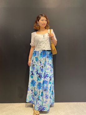 Desigual 名古屋 STAFFさん（レディース・160cm）の夏コーディネート