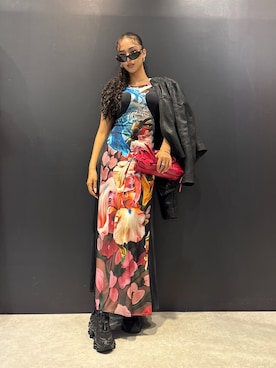 Desigual 名古屋 STAFFさん(レディース・165cm)の春コーディネート