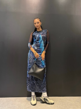 「アイテム（ワンピース/ドレス）」を使った、Desigual 名古屋 STAFFさん（レディース・165cm）の秋コーディネート