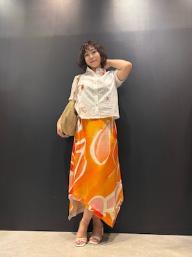 「Desigual（デシグアル）のアイテム」を使った、Desigual 名古屋 STAFFさん（レディース・170cm）の春コーディネート