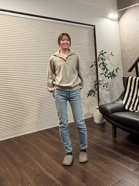 「ニット/セーター」｜meeeさん（レディース・155cm）の冬コーディネート