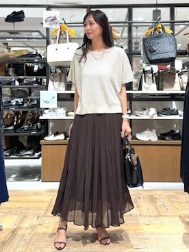 「アイテム（サンダル）」を使った、mahokurumaさん（レディース・172cm・30代）の夏コーディネート
