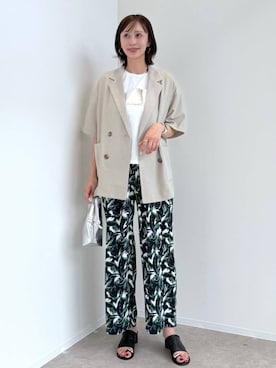 「リラックス」｜mahokurumaさん（レディース・172cm）の春コーディネート