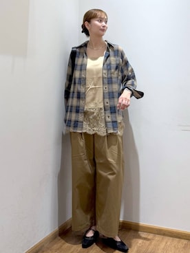 「GLOBAL WORK（グローバルワーク）のアイテム（アクセサリー）」を使った、mahokurumaさん（レディース・172cm）の夏コーディネート