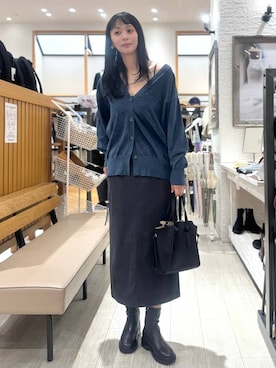 「アイテム（キャミソール）」を使った、mahokurumaさん（レディース・172cm）の秋コーディネート