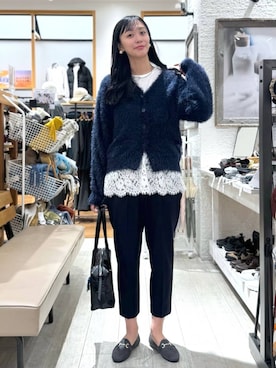 「アイテム（ワンピース/ドレス）」を使った、mahokurumaさん（レディース・172cm）の秋コーディネート