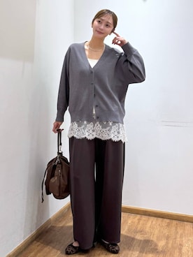 「撥水」｜mahokurumaさん（レディース・172cm）の秋コーディネート
