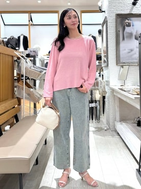 「GLOBAL WORK（グローバルワーク）のスペ軽お財布ショルダー/132336（ショルダーバッグ）」を使った、mahokurumaさん（レディース・172cm・30代）の秋コーディネート