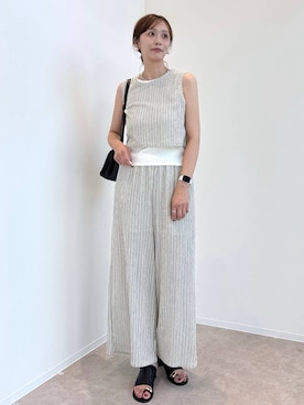 「GLOBAL WORK（グローバルワーク）のアイテム」を使った、mahokurumaさん（レディース・172cm）の夏コーディネート