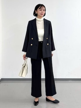 「アイテム（パンプス）」を使った、mahokurumaさん（レディース・172cm・30代）の冬コーディネート