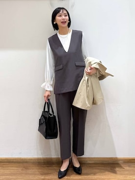 mahokurumaさん（レディース・172cm）の冬コーディネート