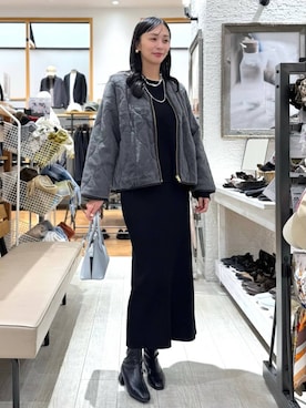 「撥水」｜mahokurumaさん（レディース・172cm）の秋コーディネート