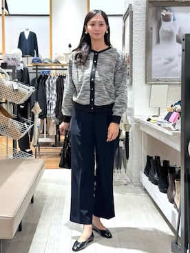 「アイテム（パンプス）」を使った、mahokurumaさん（レディース・172cm）の秋コーディネート